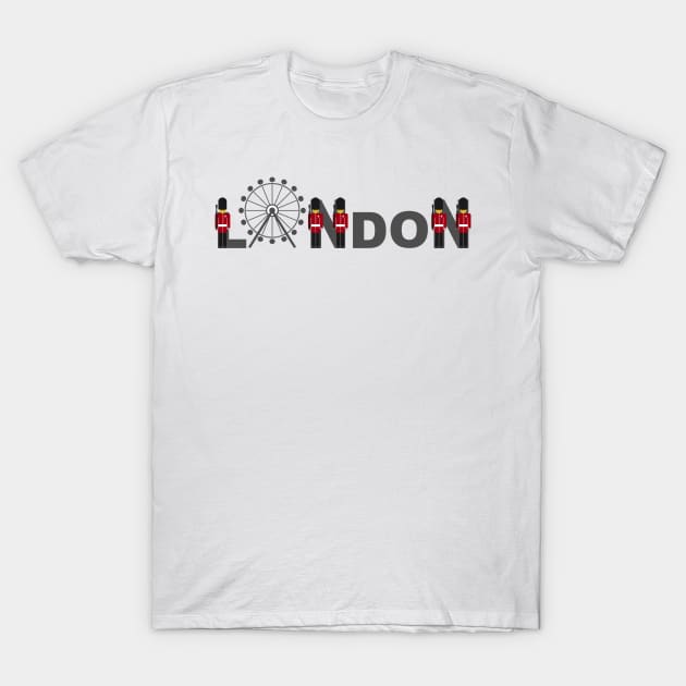 London City England United Kingdom T-Shirt by Sanu Designs